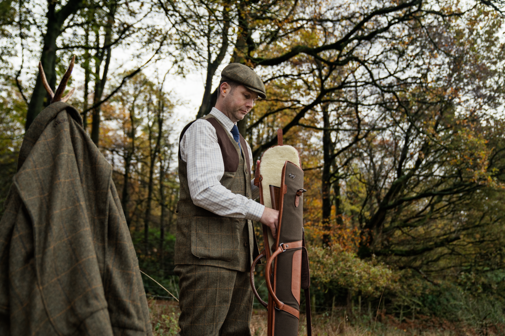 Härkila Kenmore shooting waistcoat forest green