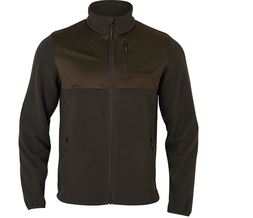 Se Steinn Fleece Jakke Shadow brown - XXL hos Almas Park & Fritid