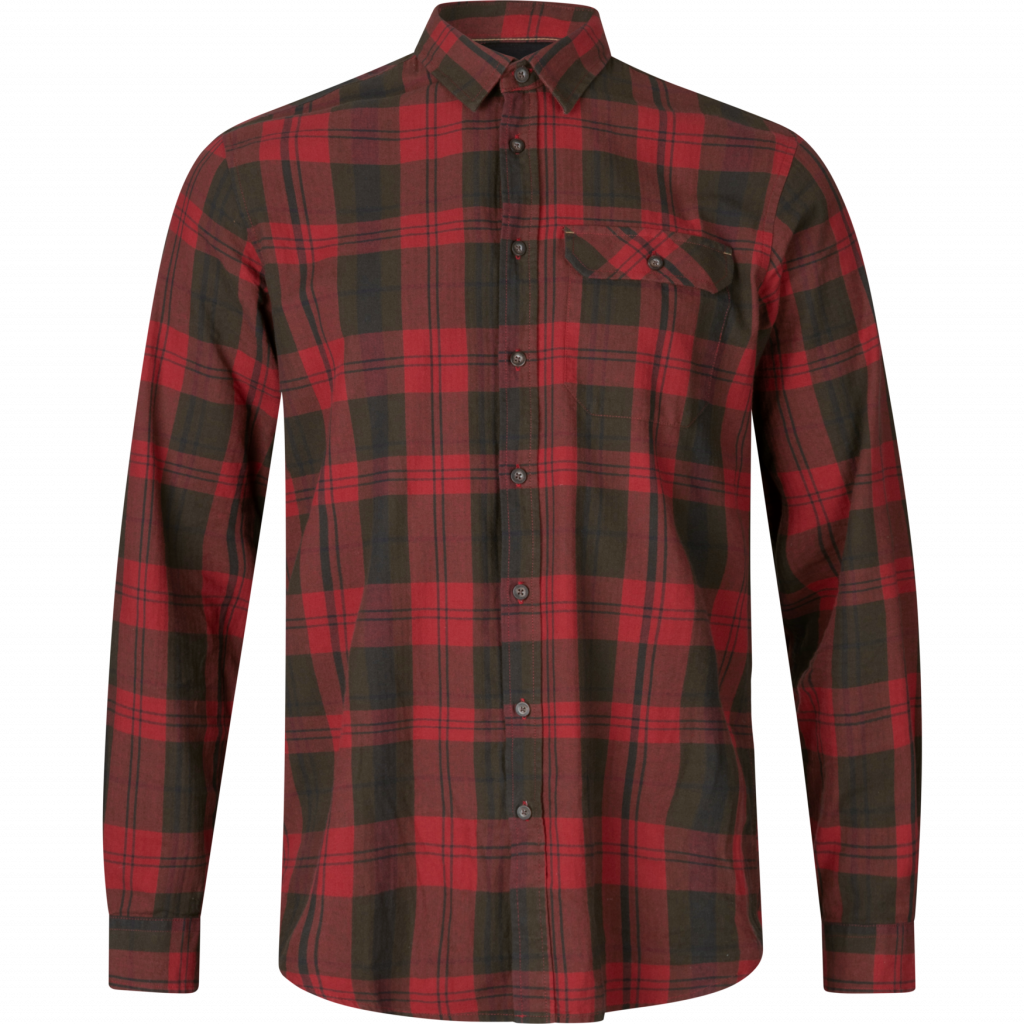 Seeland Highseat skjorte red forest check