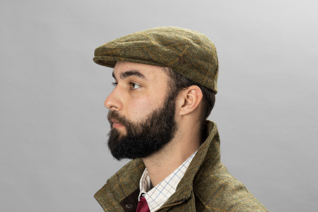 Härkila Kenmore flat cap forest green