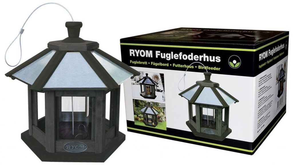 Ryom Fuglefoderautomat 6-kantet 34 cm