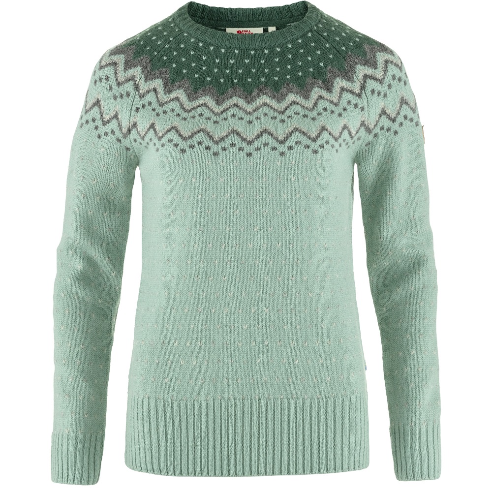 Fjällräven Övik knit sweater misty green – dep patina