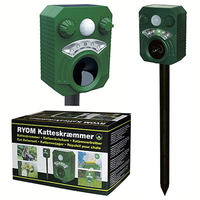 Ryom Ultralyd/Katteskræmmer Solar m/Alarm og Blitz