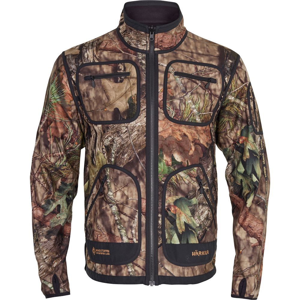 Härkila Mossy Kamko WSP fleece jakke mossyoak/black