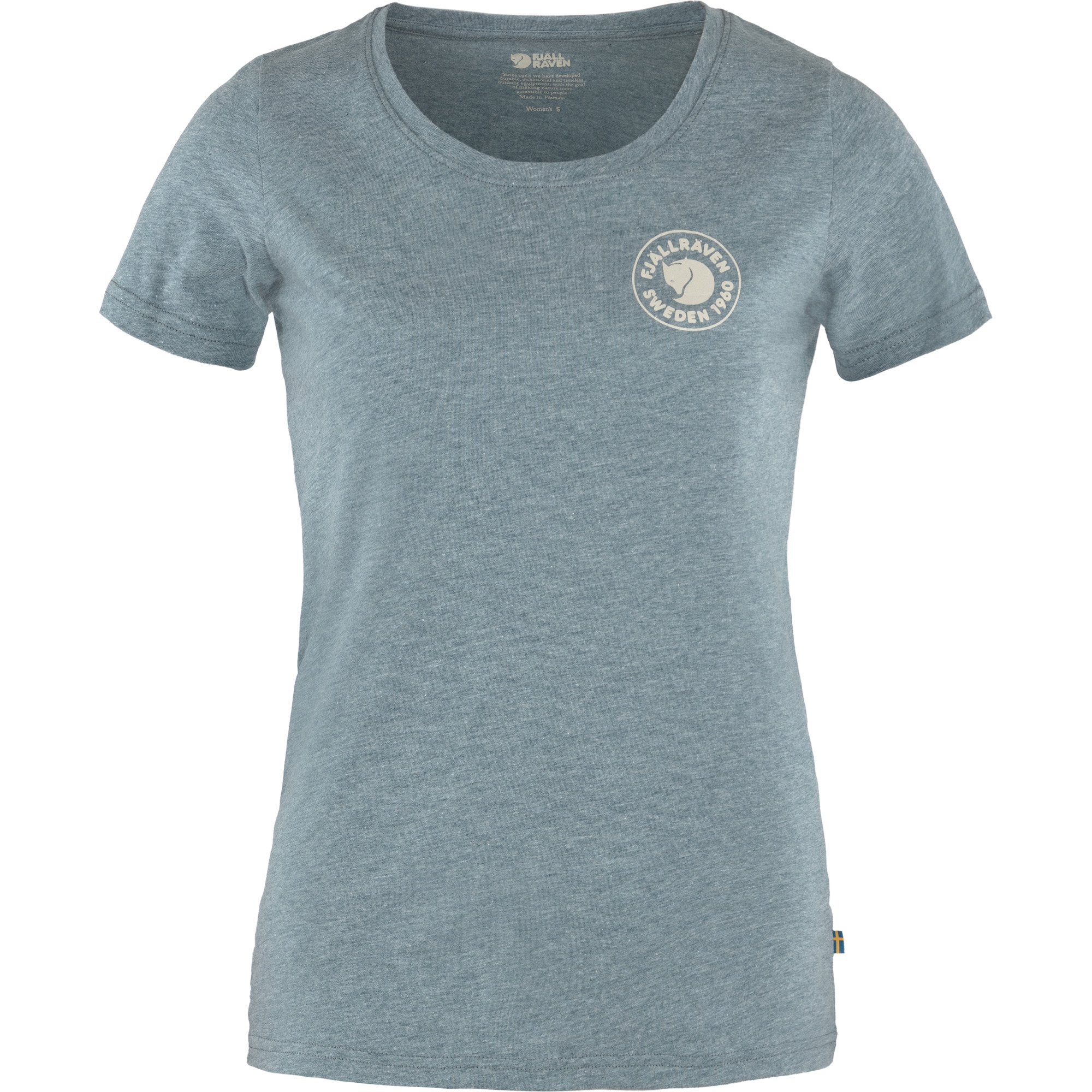 Fjällräven 1960 Logo T-Shirt W Indigo Blue-Melange - L