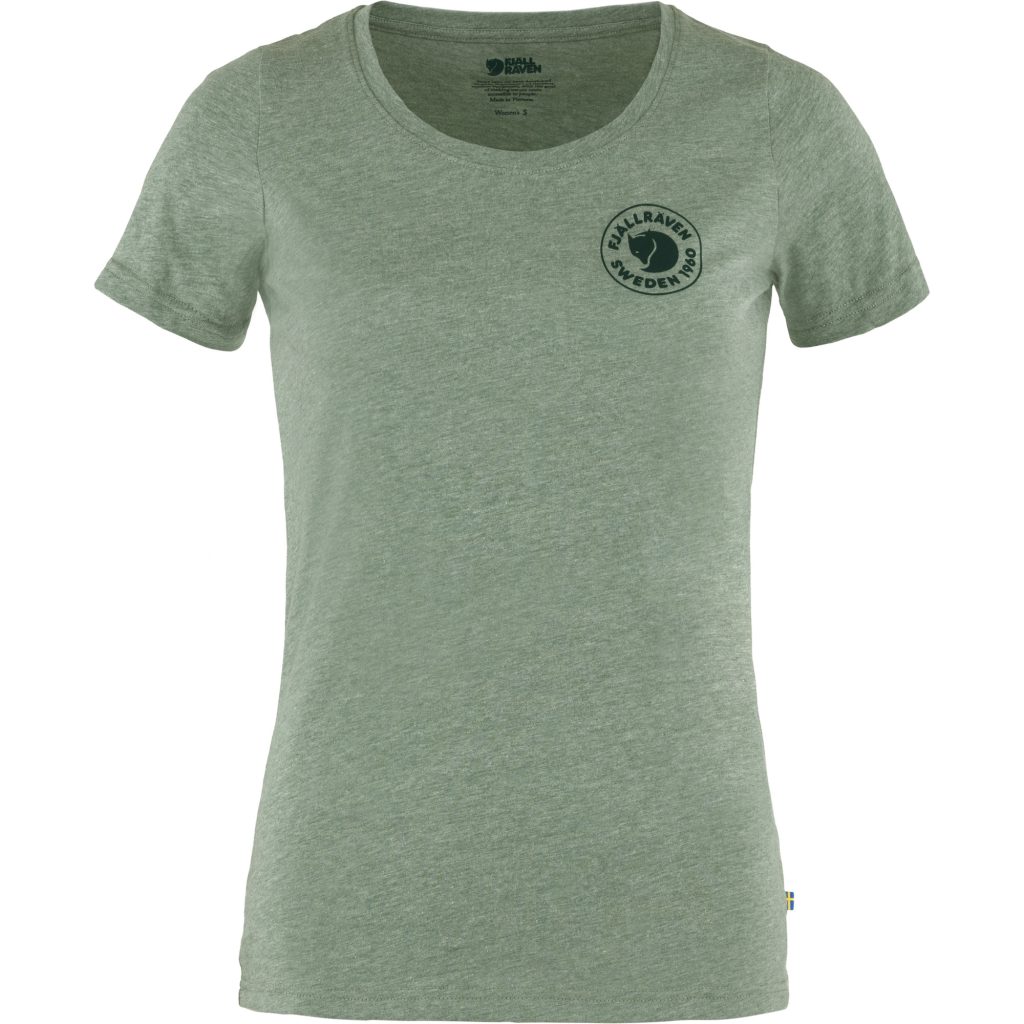 Fjällräven 1960 Logo T-Shirt W  Patina Green-Melange