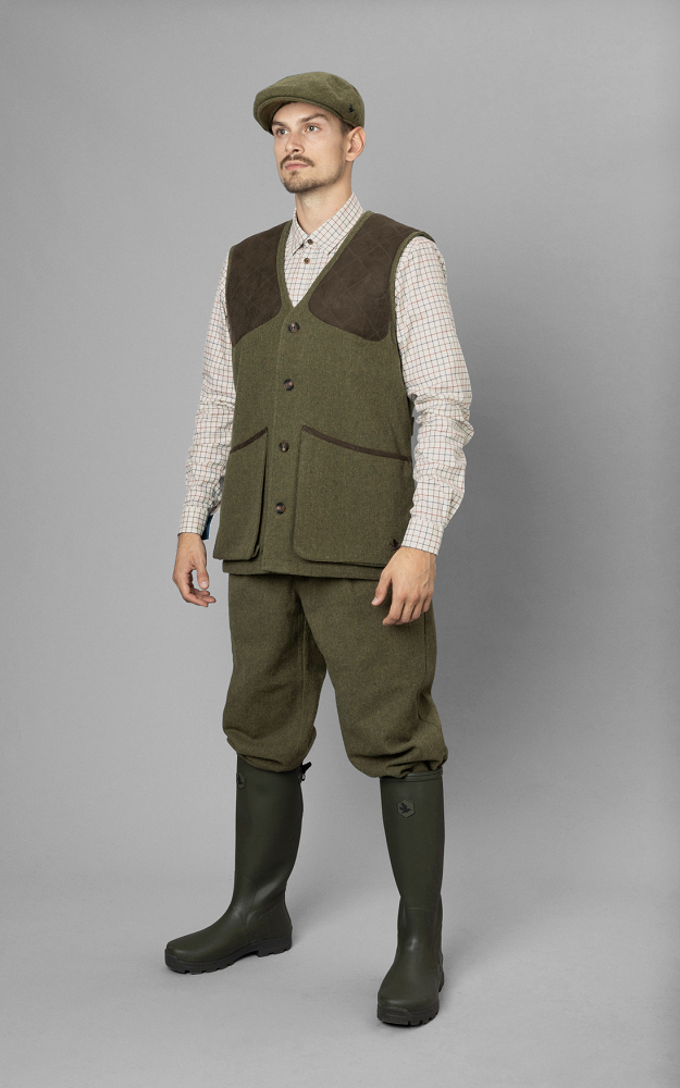 Seeland Hillside Waistcoat moss green