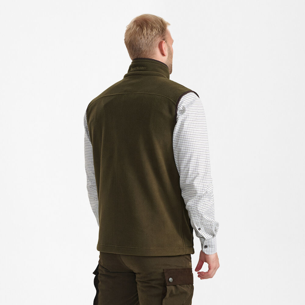 Deerhunter Eagle fleece vest tarmac green