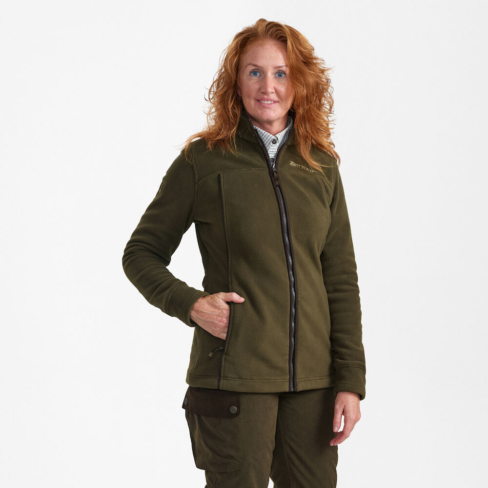 Deerhunter Lady eagle fleece jakke tamac green