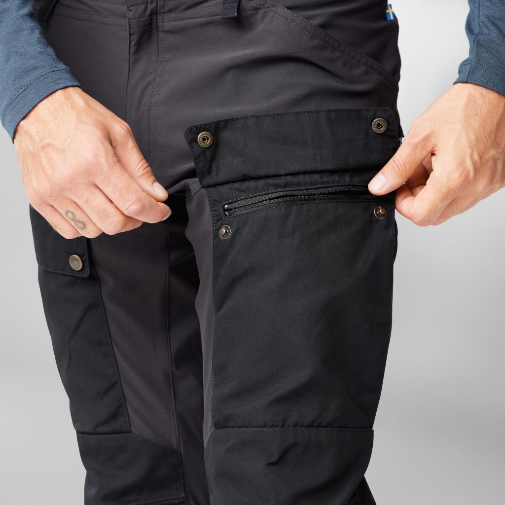 Fjällräven Keb Trousers M Dark Olive – Dark Grey