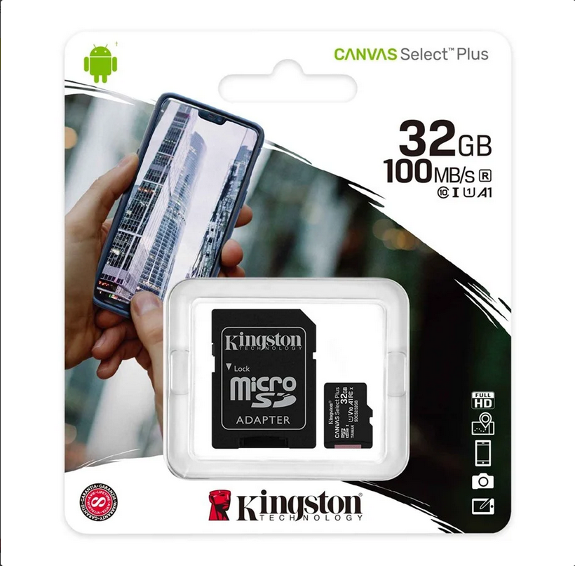 Kingston Canvas Select Plus 32GB SD micro