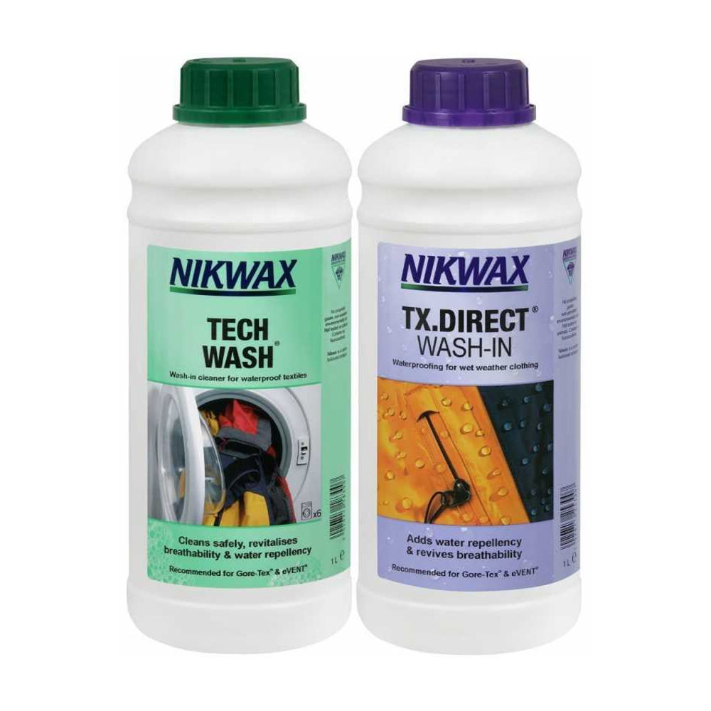 Nikwax – Twinpack Tech Wash & TX.Direct Wash-In