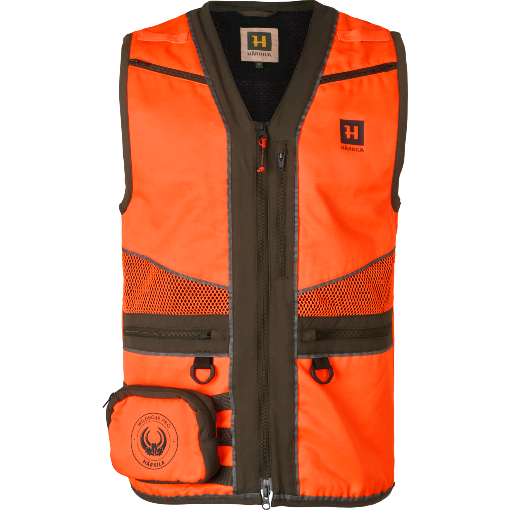 Härkila Wildboar Pro Blaze waistcoat orange blaze