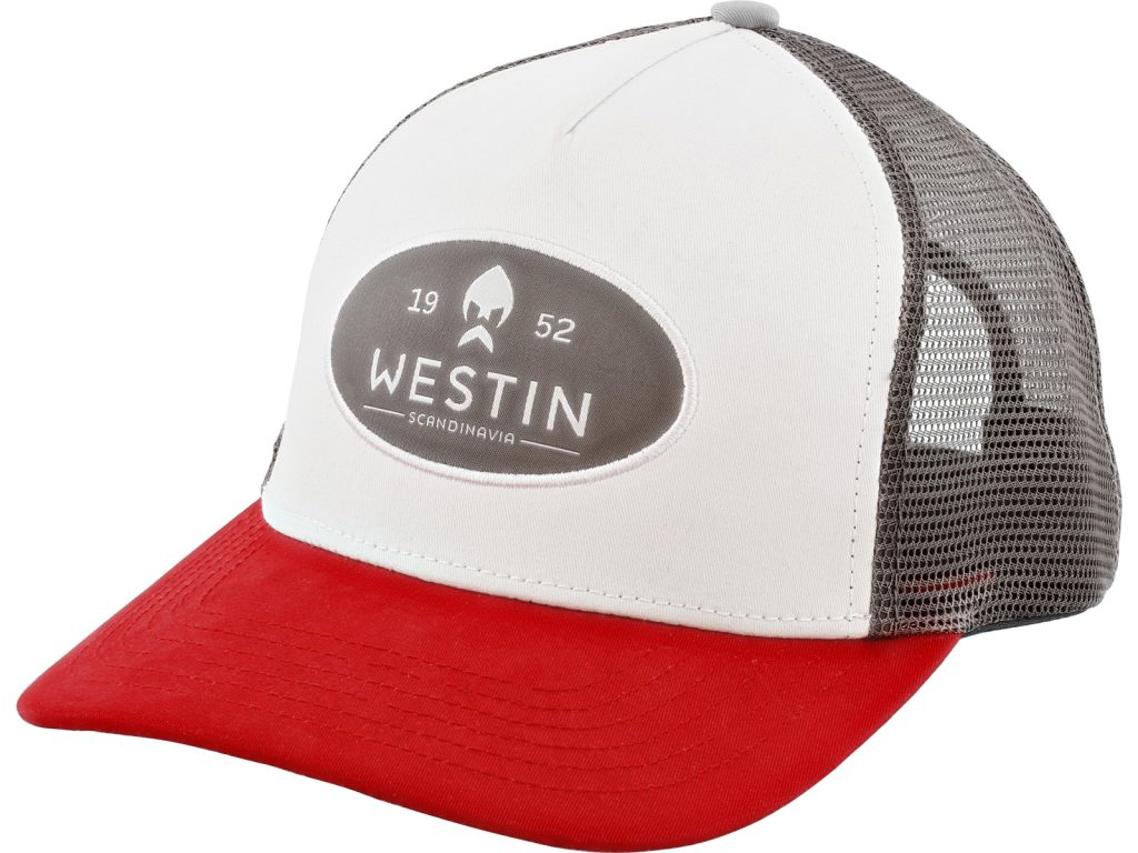 State Cap Silver/Grey/Red